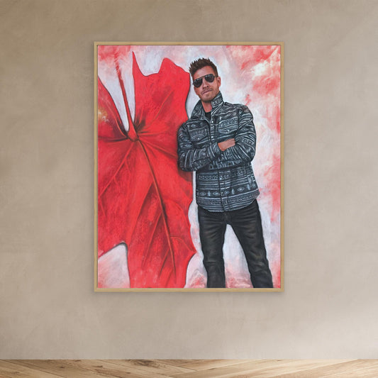 Echoes In Red Canvas Print