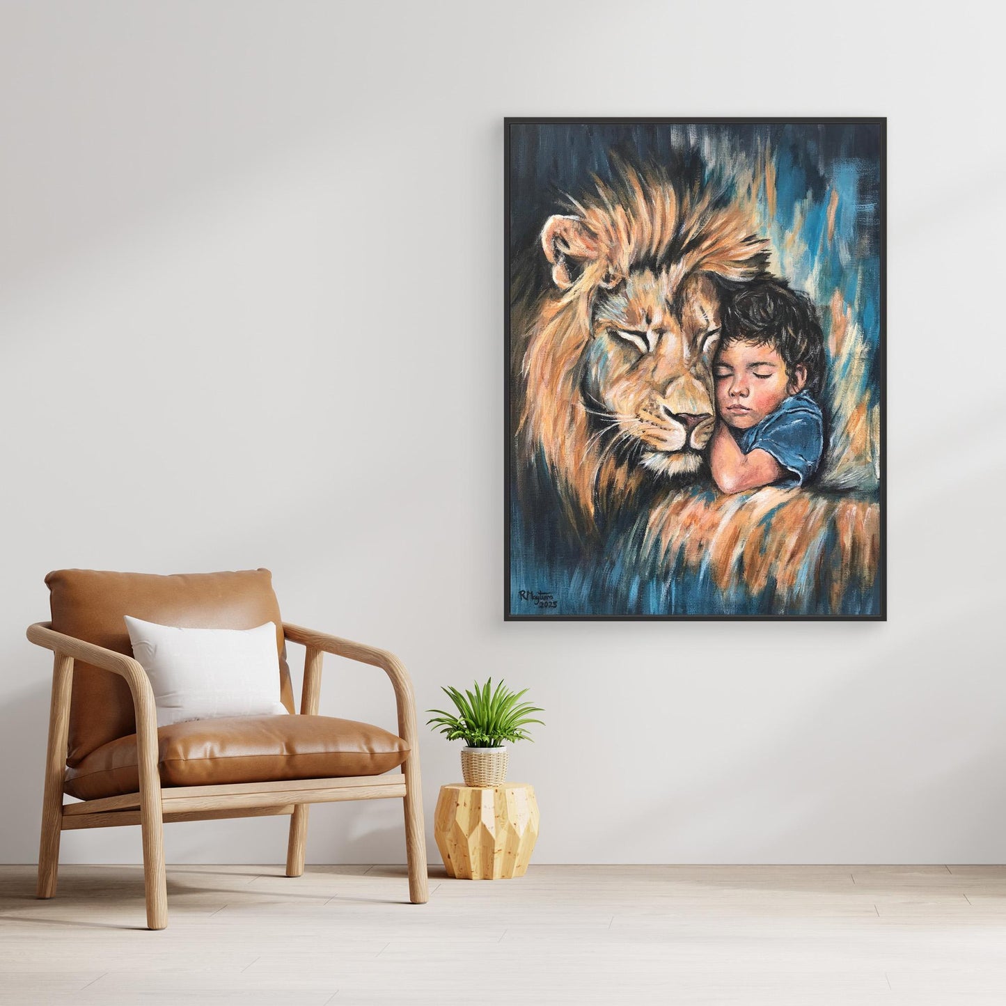 Rest In His Strength Canvas Print