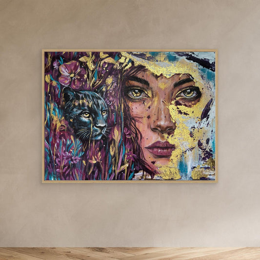 The Golden Tear Canvas Print