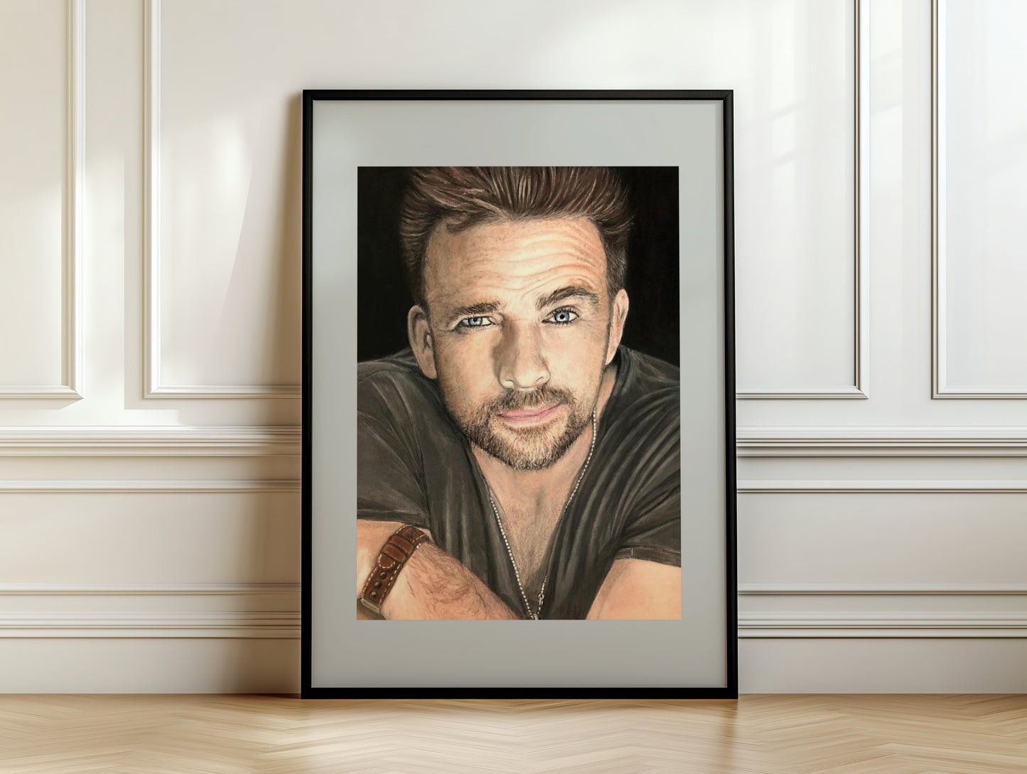 "The Lifted Brow" Framed Fine Art Print