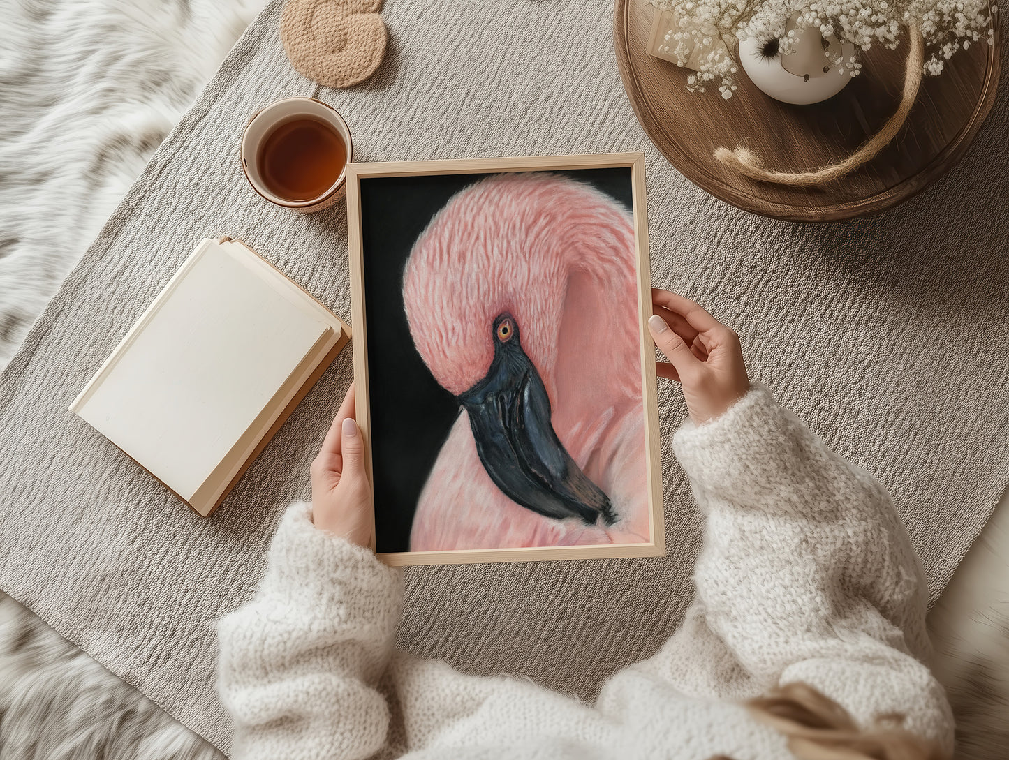 Flamingo Serenity Art Print