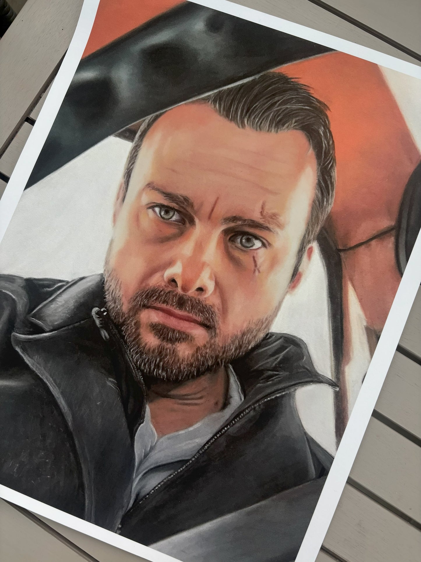 Through The Lens - Jeff Teravainen Pastel Portrait (Open Edition) Fine Art Giclée Print