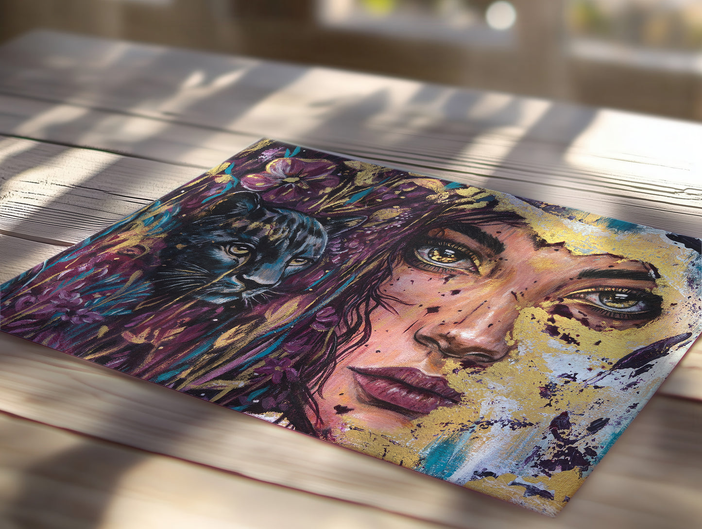 The Golden Tear Art Print