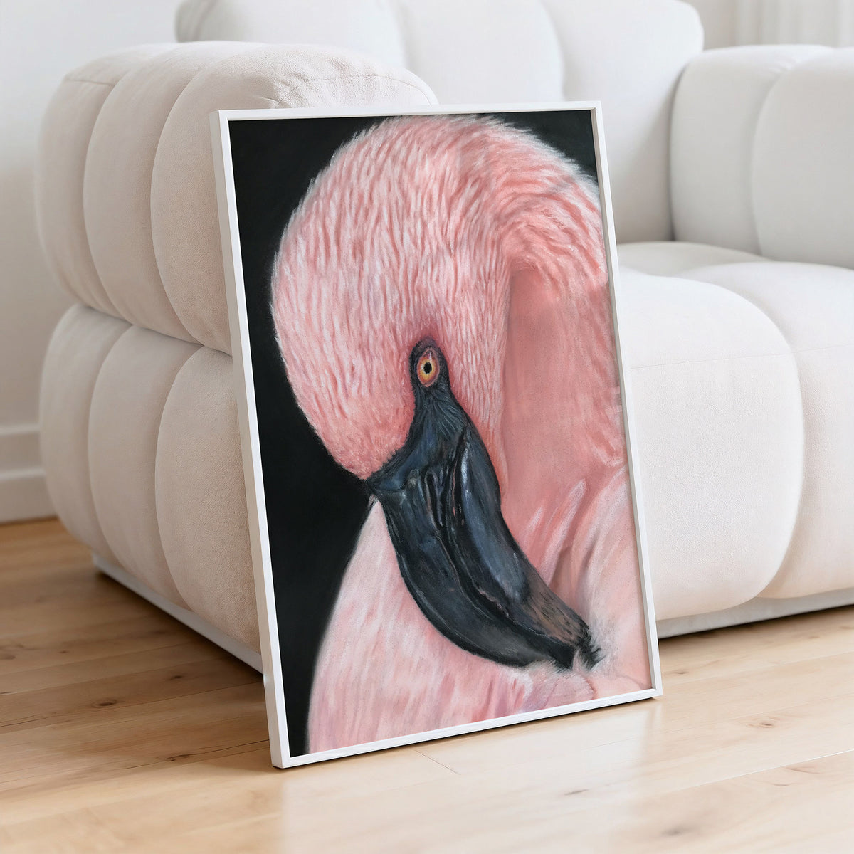 Flamingo Serenity Framed Fine Art Print