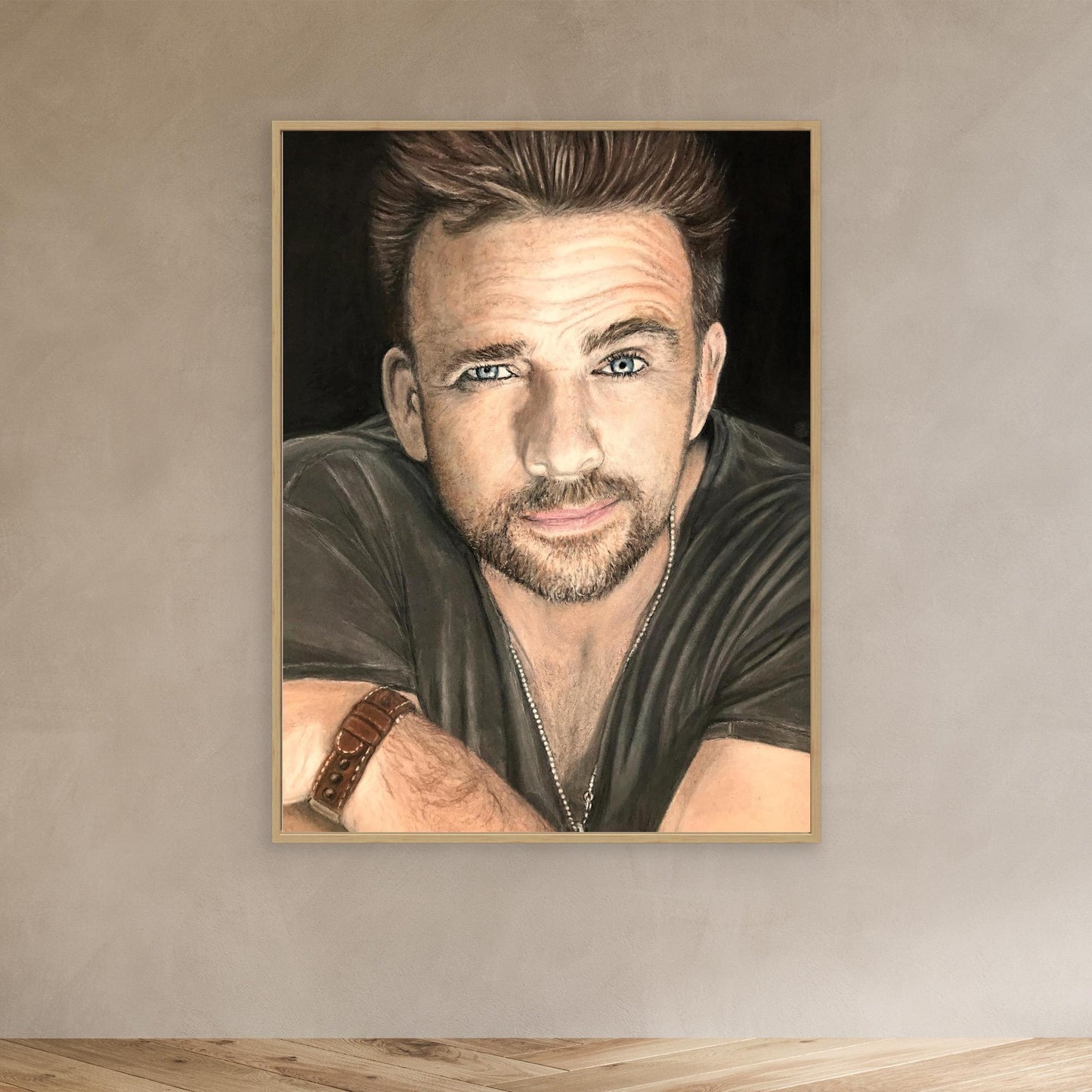 The Lifted Brow - Sean Patrick Flanery Portrait Canvas Print