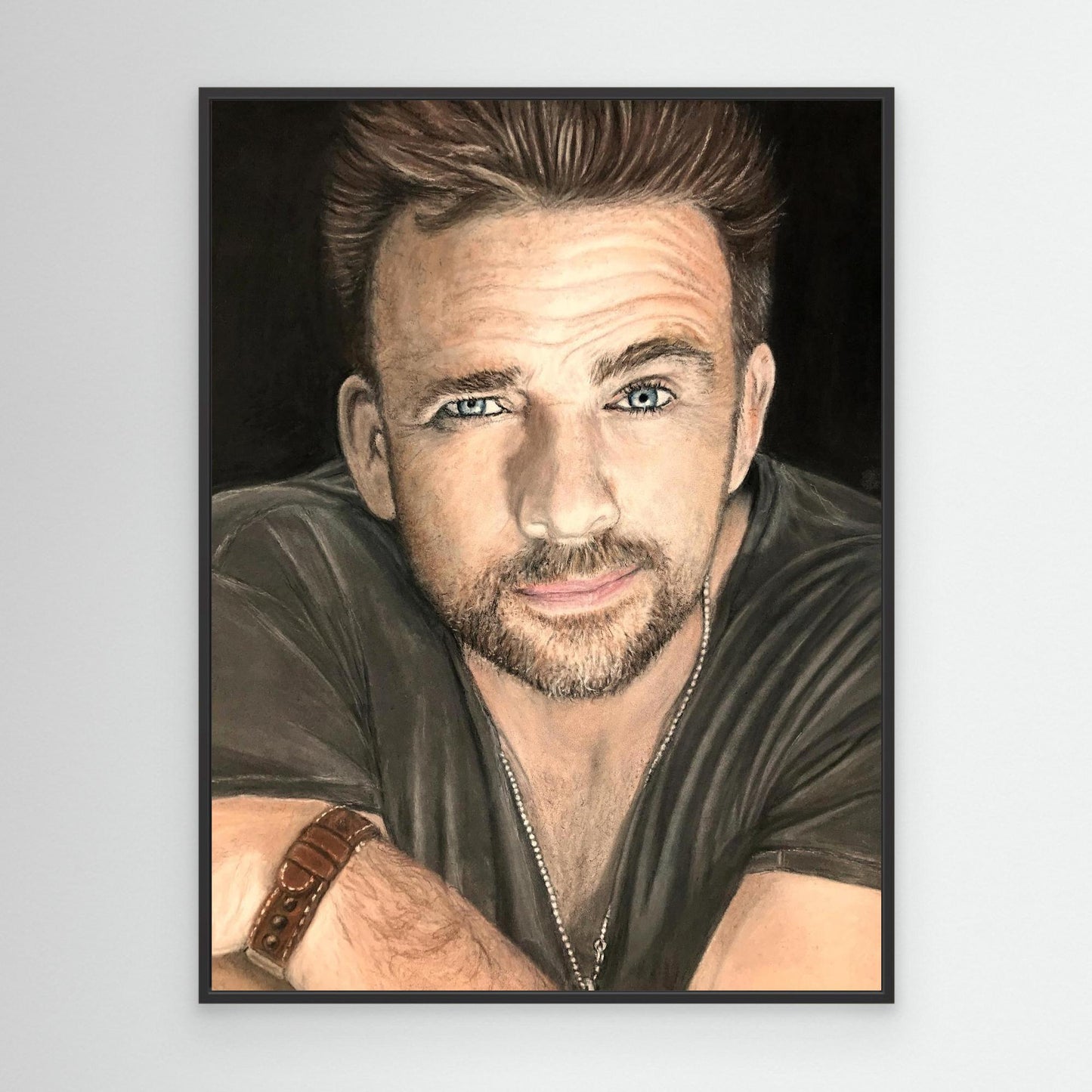 The Lifted Brow - Sean Patrick Flanery Portrait Canvas Print