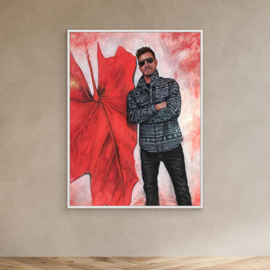 Echoes In Red Canvas Art Print