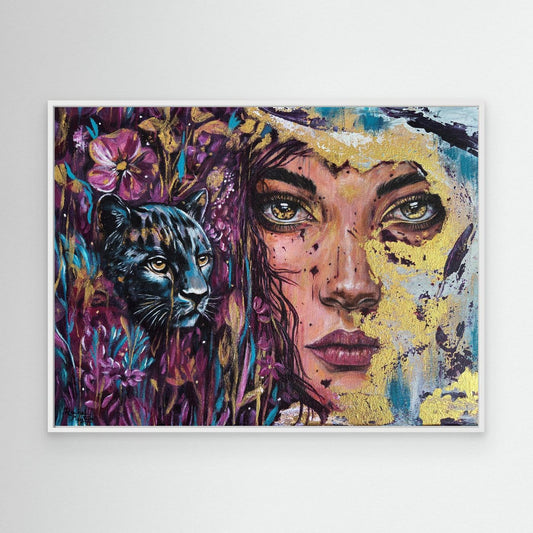 The Golden Tear Canvas Art Print