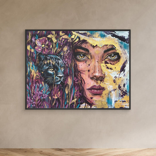 The Golden Tear Canvas Art Print