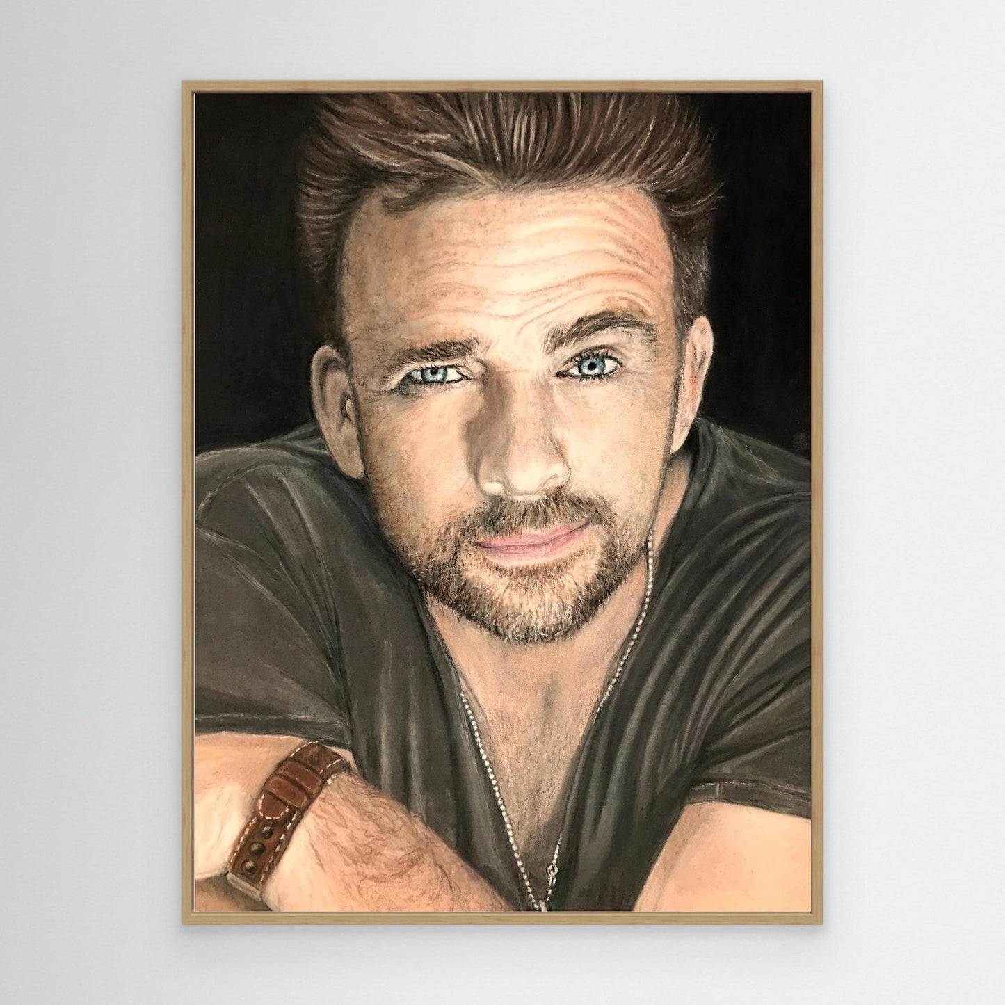 The Lifted Brow - Sean Patrick Flanery Portrait Canvas Print