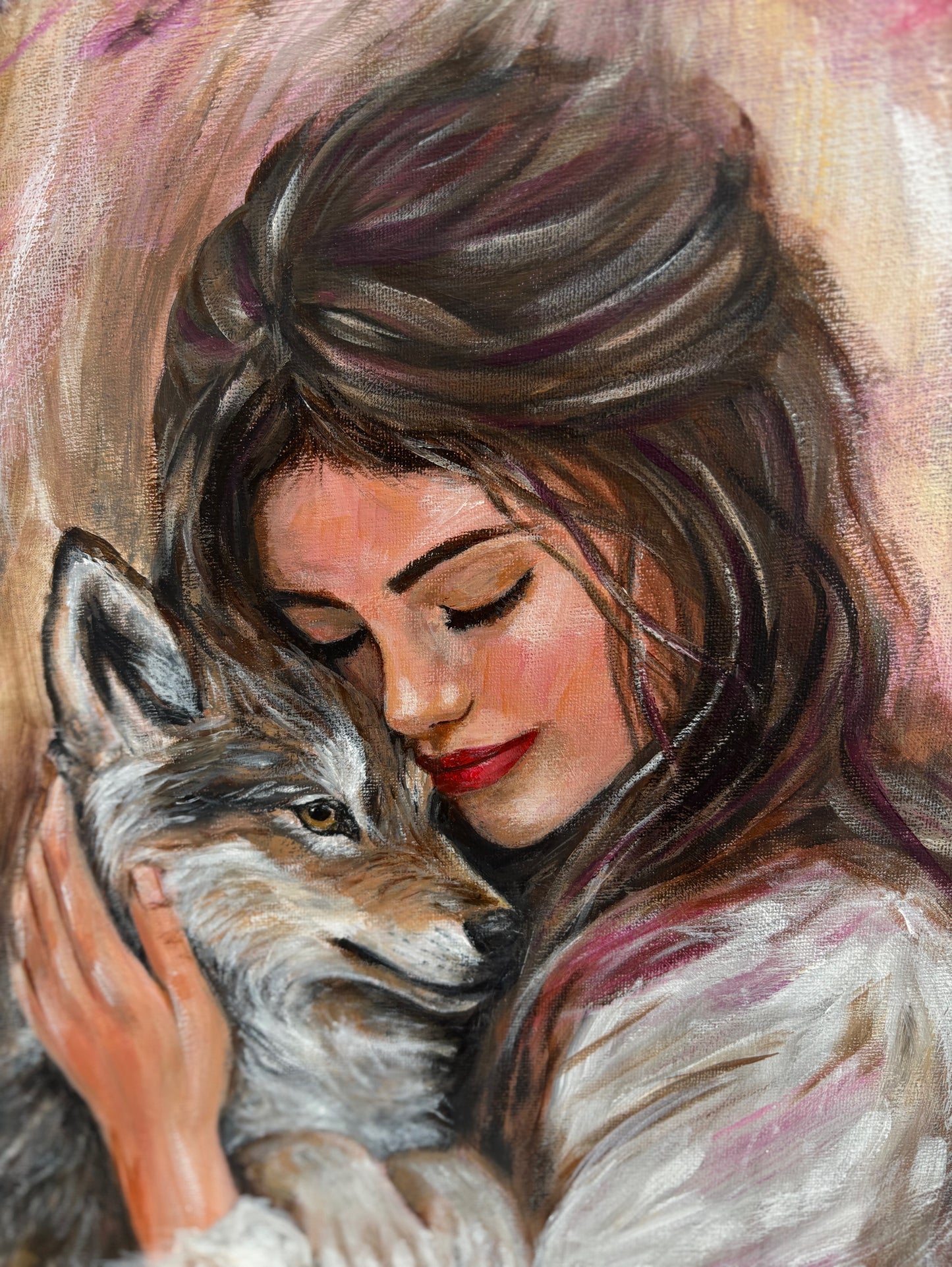 Where The Wild Finds Home – Original Acrylic Painting by Rachel Maytum