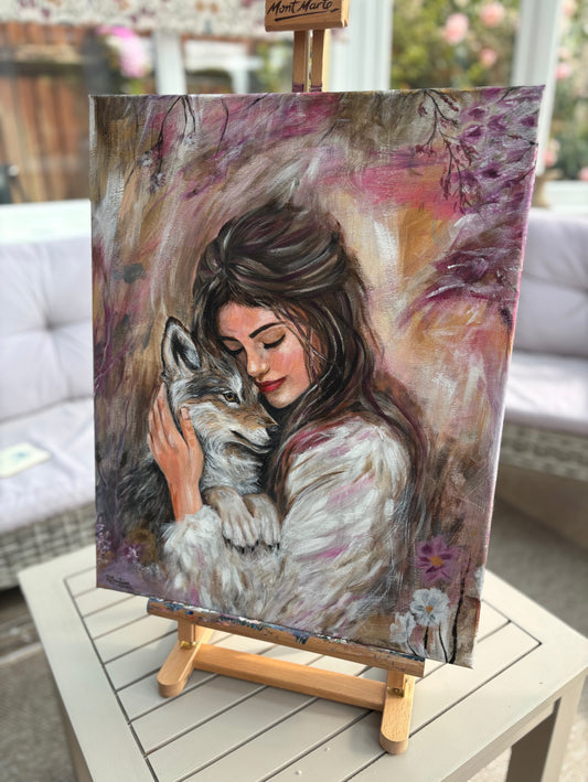 Where The Wild Finds Home – Original Acrylic Painting by Rachel Maytum
