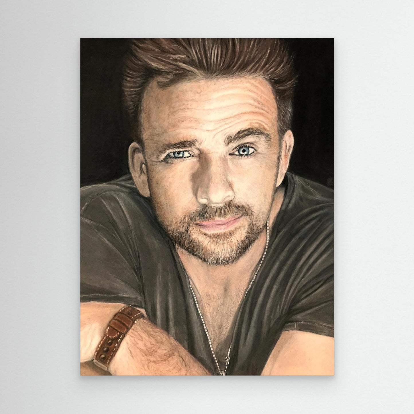 The Lifted Brow - Sean Patrick Flanery Portrait Canvas Print