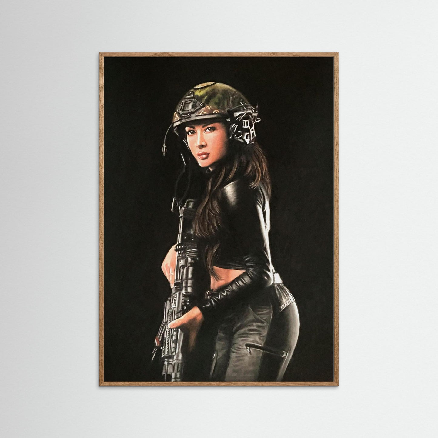 "Shadow Hunter" Fine Art Framed Print
