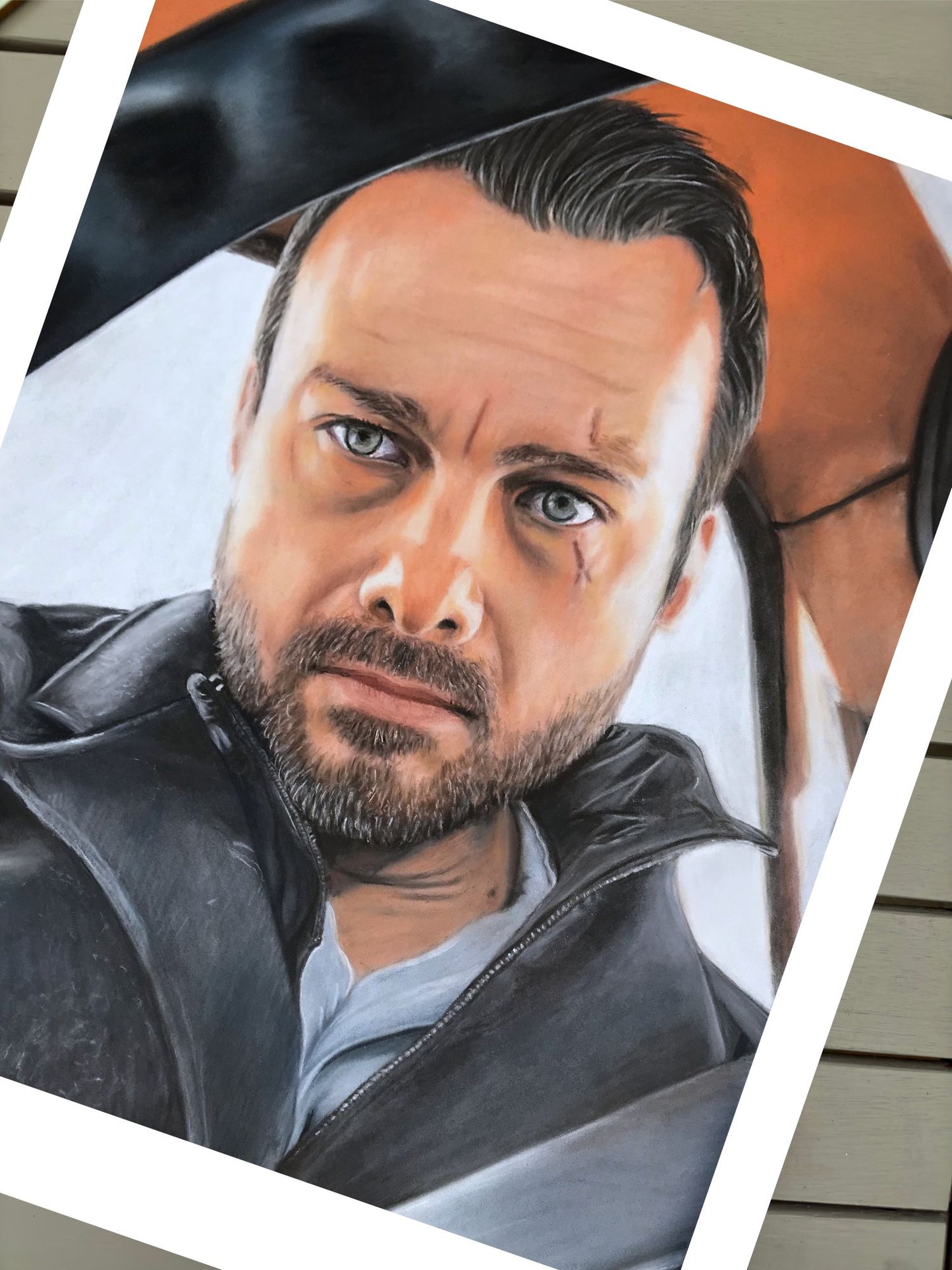 Through The Lens - Jeff Teravainen Pastel Portrait (Limited Edition) Fine Art Giclée Print