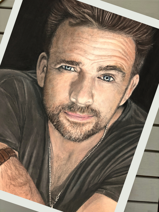 The Lifted Brow - Sean Patrick Flanery Portrait (Limited Edition) Fine Art Giclée Print