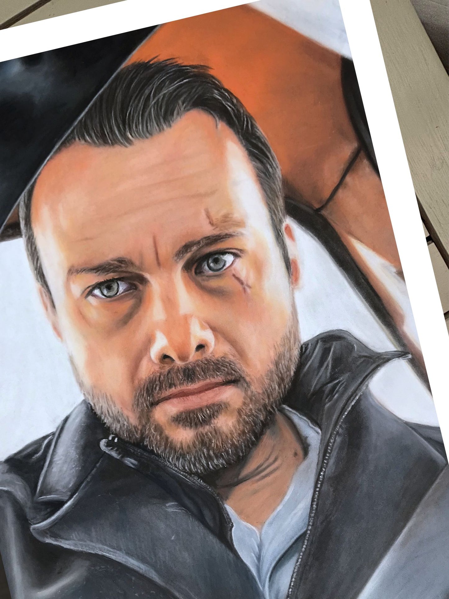 Through The Lens - Jeff Teravainen Pastel Portrait (Limited Edition) Fine Art Giclée Print