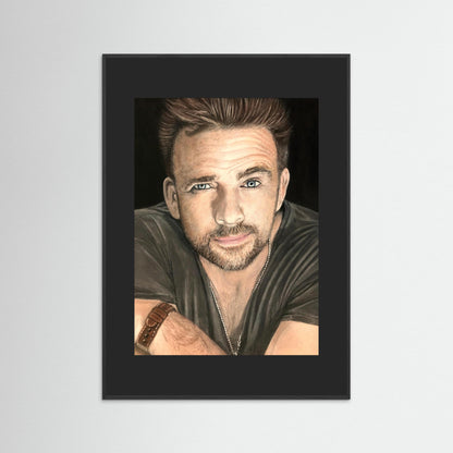 "The Lifted Brow" Framed Fine Art Print