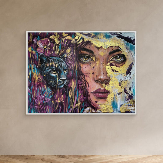 The Golden Tear Canvas Print