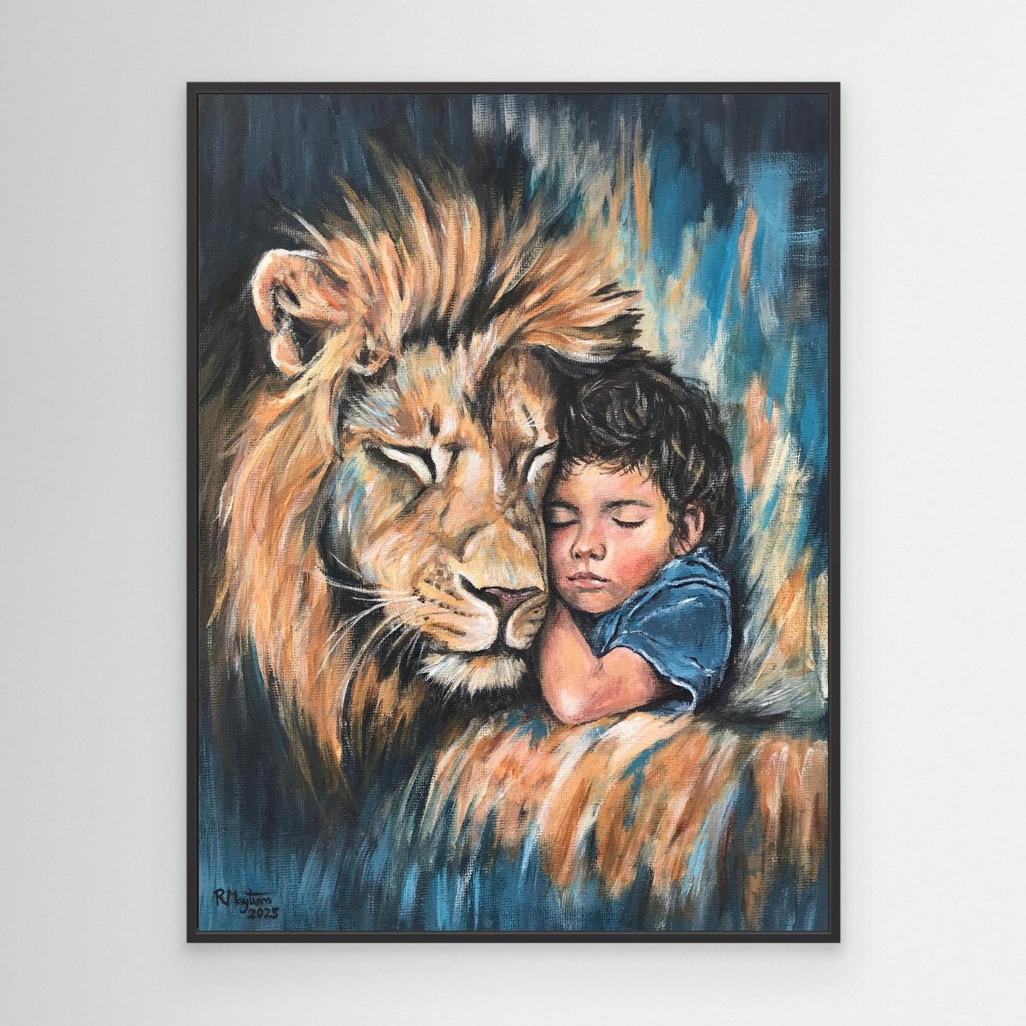 Rest In His Strength Canvas Print 