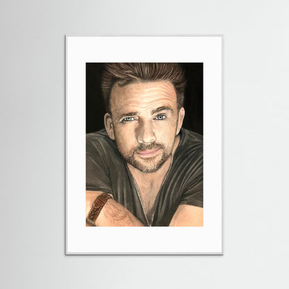 "The Lifted Brow" Framed Fine Art Print