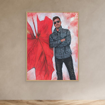 Echoes In Red Canvas Print