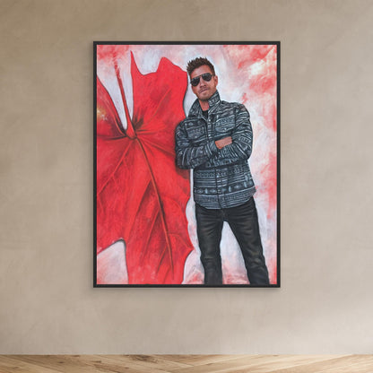 Echoes In Red Canvas Print