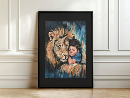 "Rest In His Strength" Framed Fine Art Print