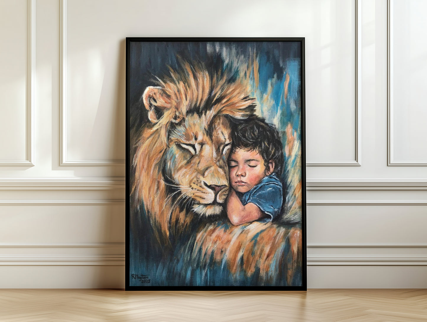 "Rest In His Strength" Framed Fine Art Print