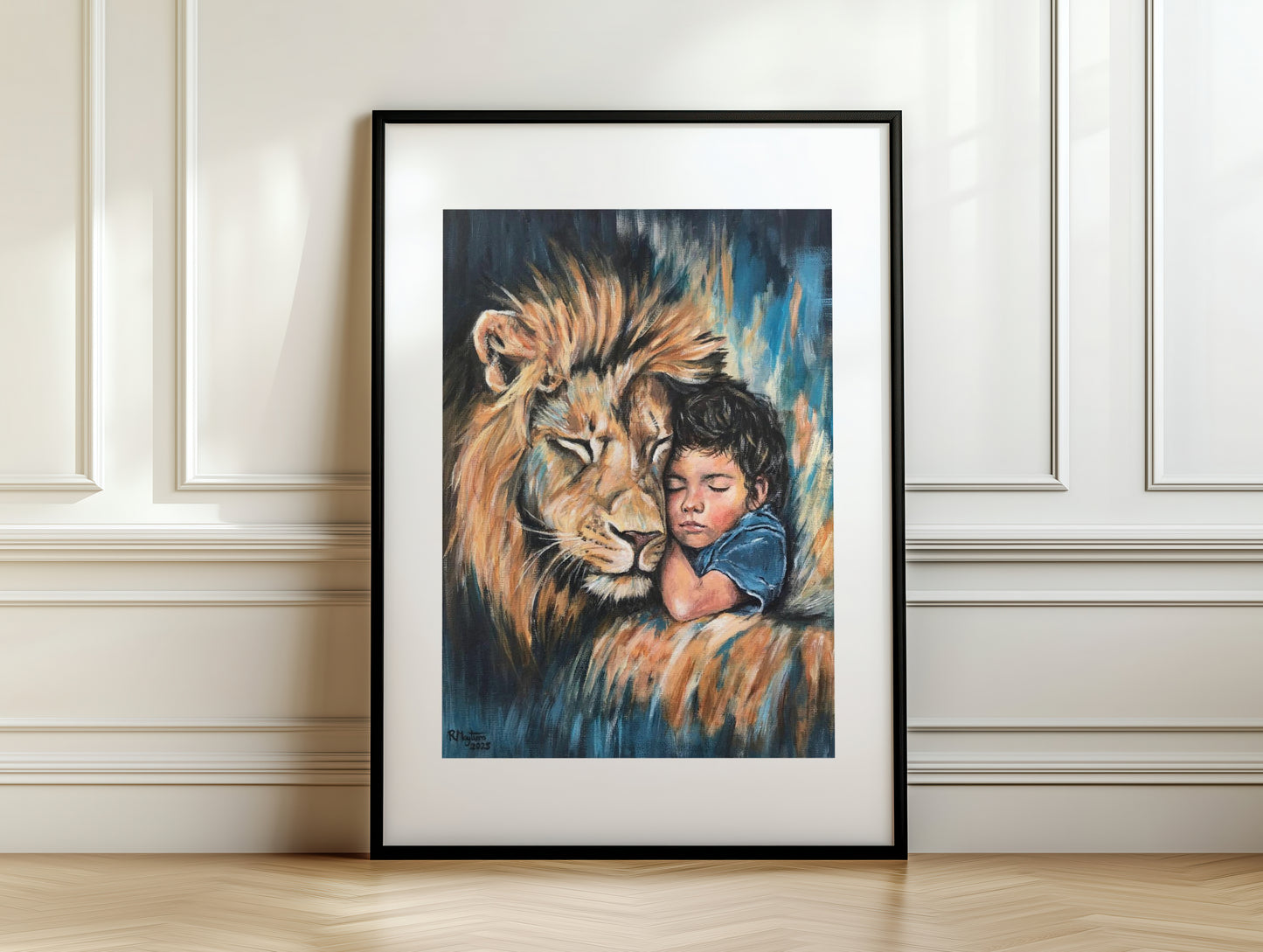 "Rest In His Strength" Framed Fine Art Print