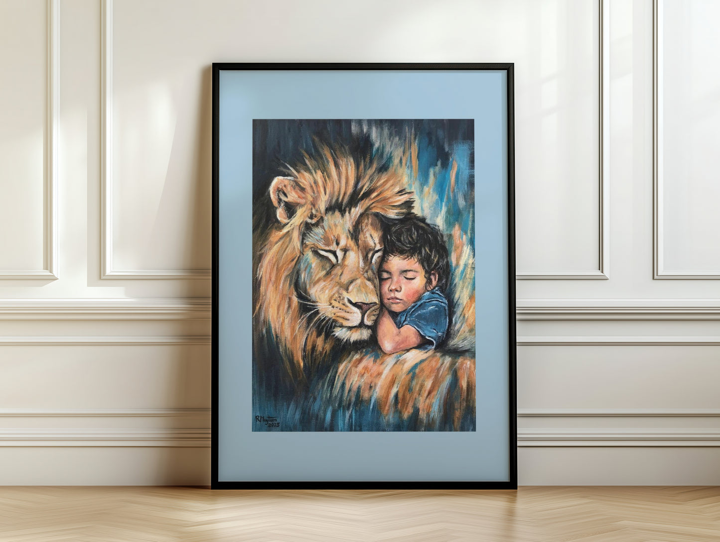 "Rest In His Strength" Framed Fine Art Print