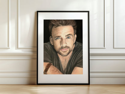 "The Lifted Brow" Framed Fine Art Print