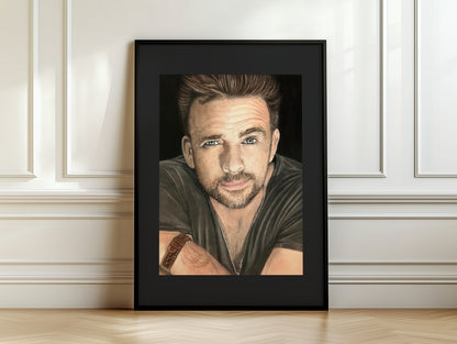 "The Lifted Brow" Framed Fine Art Print