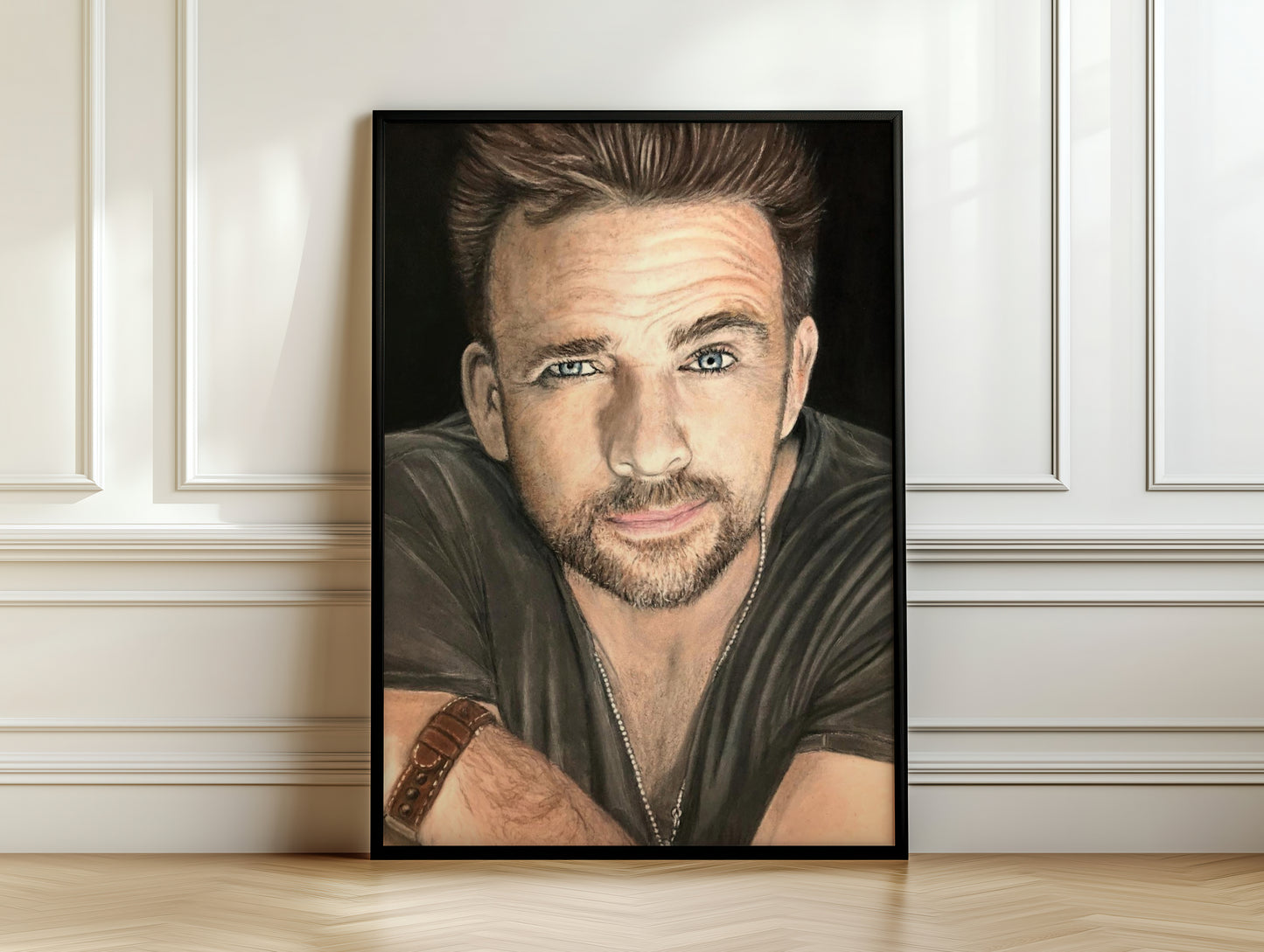 "The Lifted Brow" Framed Fine Art Print