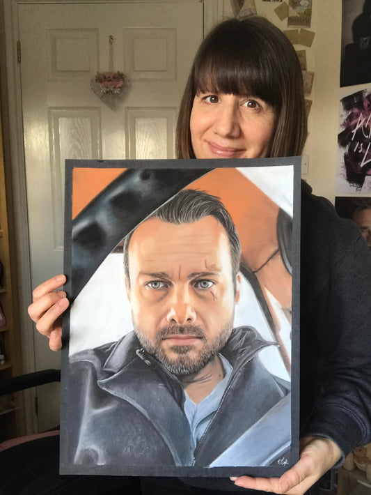 "Through The Lens" Original Pastel Portrait