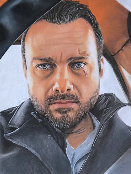 "Through The Lens" Original Pastel Portrait