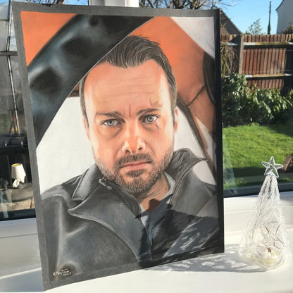 "Through The Lens" Original Pastel Portrait