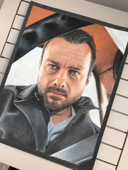 "Through The Lens" Original Pastel Portrait