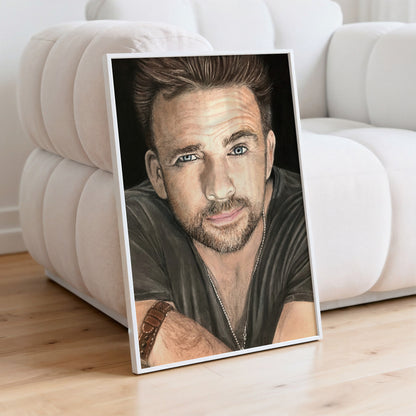 The Lifted Brow Framed Fine Art Print