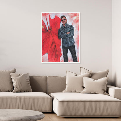 Echoes In Red Canvas Print