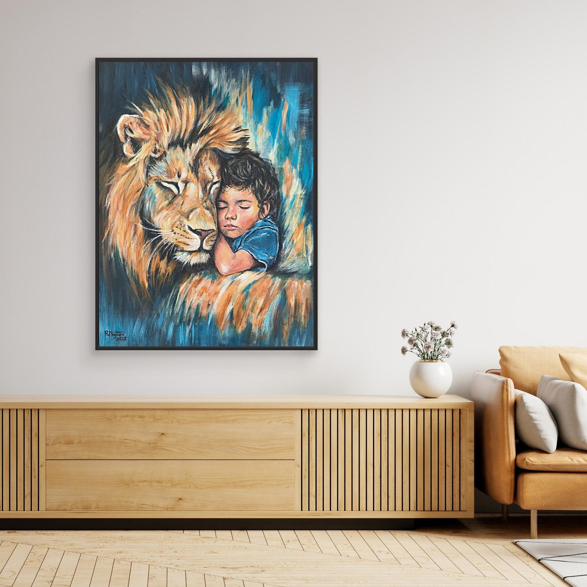 "Rest In His Strength" Canvas Print