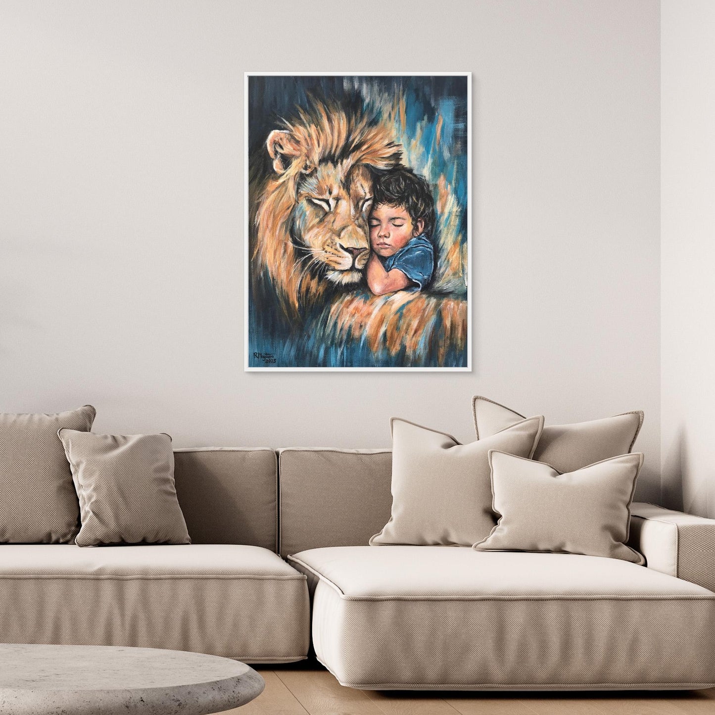 Rest In His Strength Canvas Print 