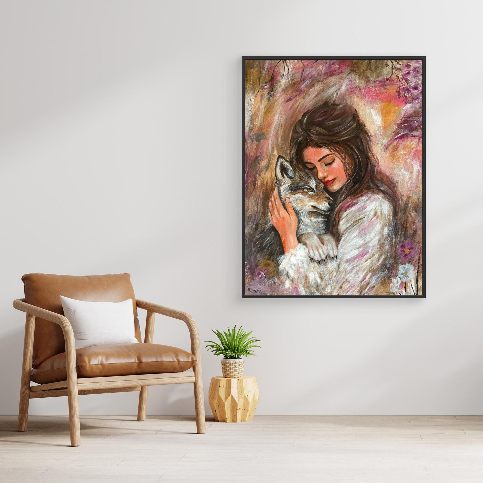 "Where The Wild Find Home" Canvas Print