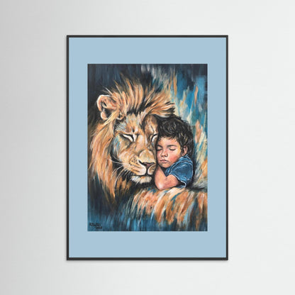 "Rest In His Strength" Fine Art Framed Print