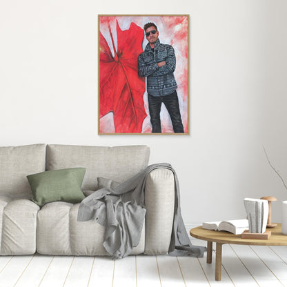 Echoes In Red Canvas Print