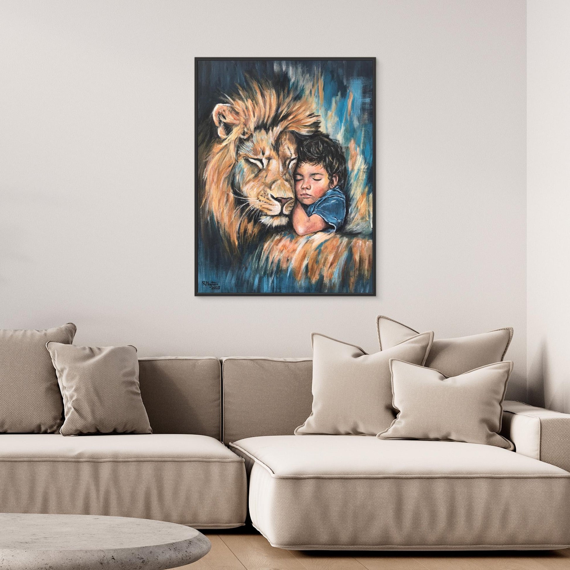 Rest In His Strength Canvas Print 