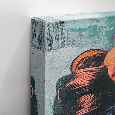 "Echoes In Red" Canvas Print