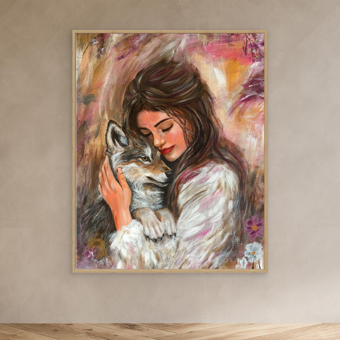 Where The Wild Finds Home Framed Canvas Print