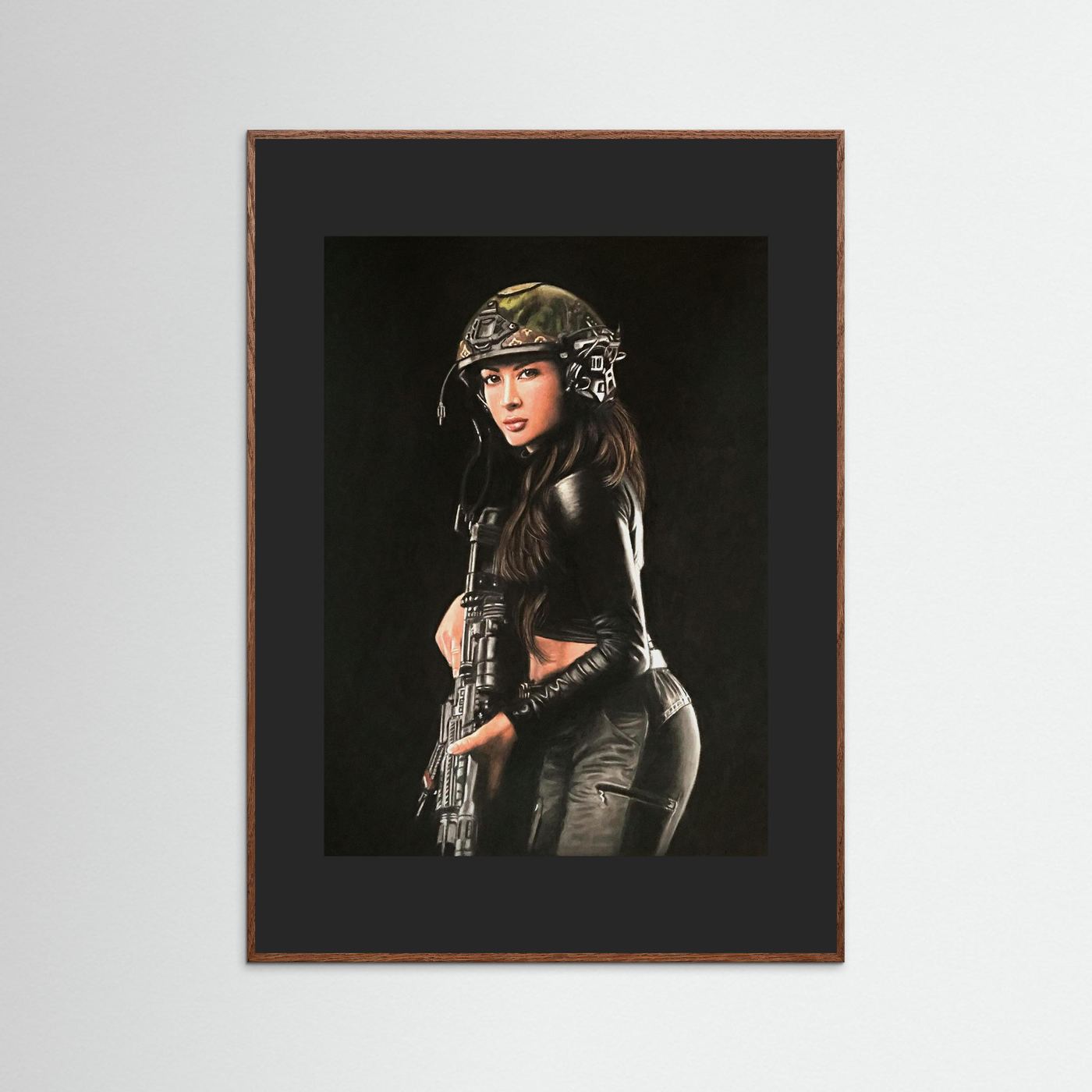 Shadow Hunter Framed Fine Art Print