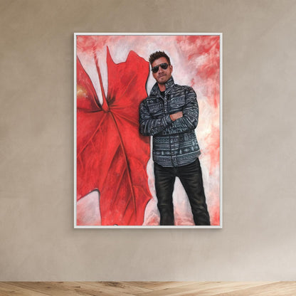 Echoes In Red Canvas Art Print